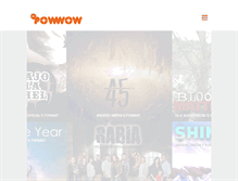 Tablet Screenshot of 360powwow.com
